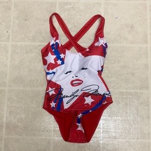 LAST CHANCE Marilyn Monroe Red One piece racer back suit